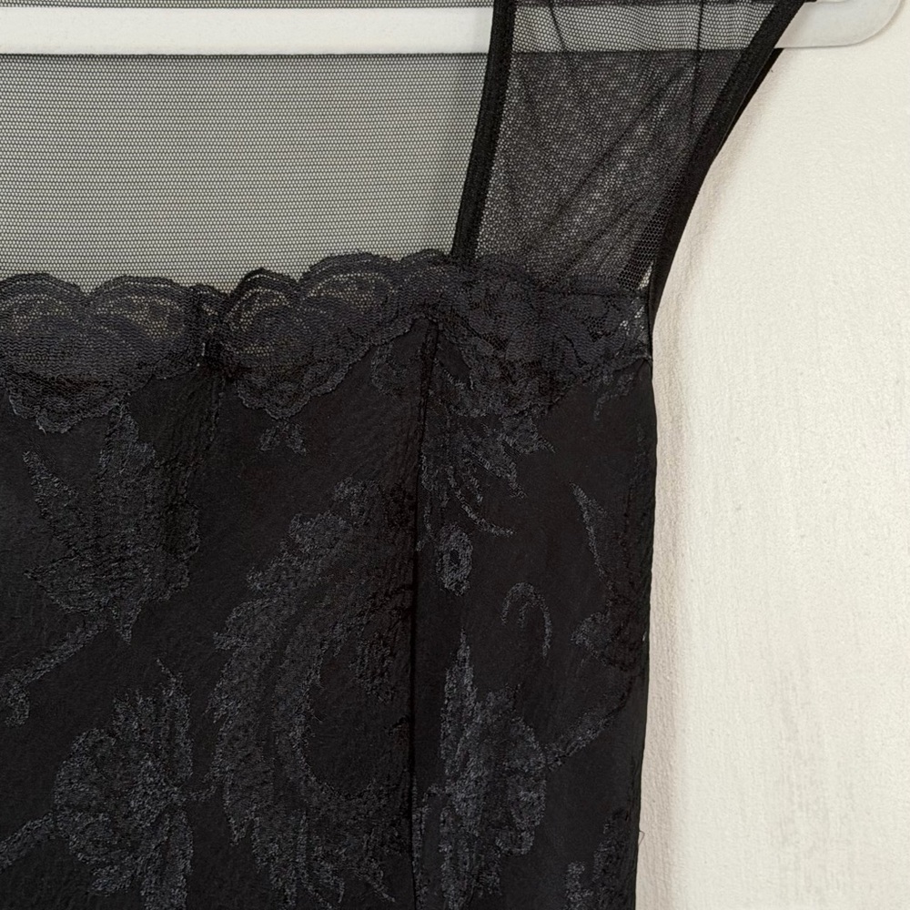 Vintage Victoria's Secret Black Slip Dress